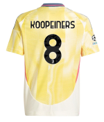 Official JUVENTUS AWAY JERSEY 202425 – KIDS – 8 – KOOPMEINERS – Champions League Pack Collection - Juventus FC Gear