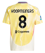 Official JUVENTUS AWAY JERSEY 202425 – KIDS – 8 – KOOPMEINERS – Serie A Pack Collection - Juventus FC Gear