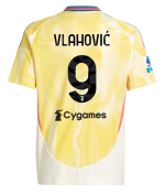Official JUVENTUS AWAY JERSEY 202425 – KIDS – 9 – VLAHOVIĆ – Serie A Pack Collection - Juventus FC Gear