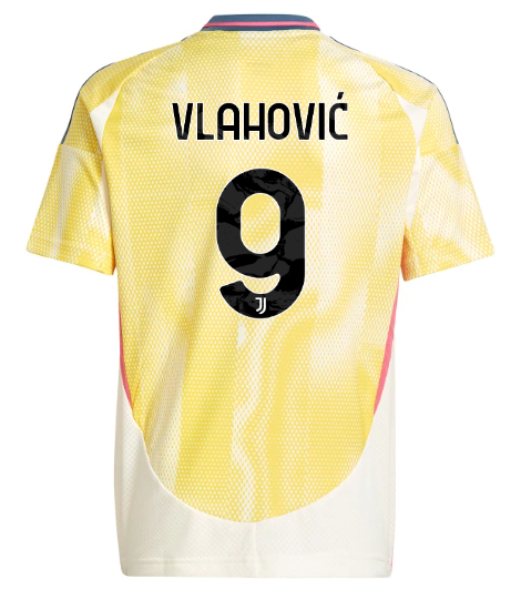 Official JUVENTUS AWAY JERSEY 202425 – KIDS – 9 – VLAHOVIĆ Collection - Juventus FC Gear
