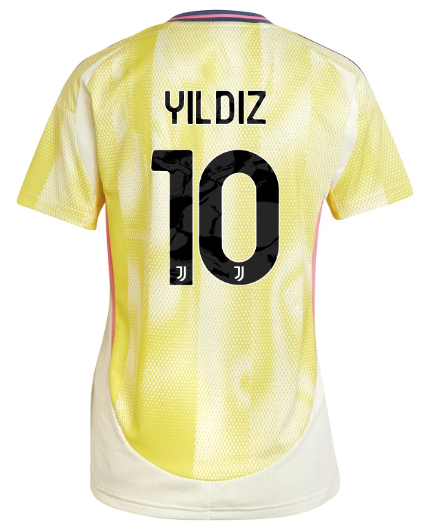 Official JUVENTUS AWAY JERSEY 202425 – WOMEN – 10 – YILDIZ Collection - Juventus FC Gear