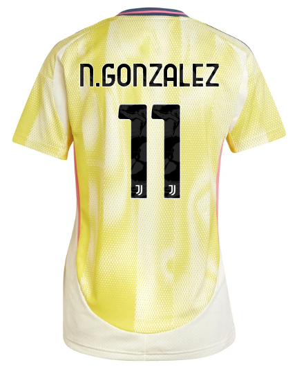Official JUVENTUS AWAY JERSEY 202425 – WOMEN – 11 – N.GONZALEZ Collection - Juventus FC Gear