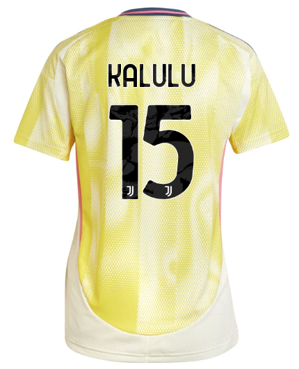 Official JUVENTUS AWAY JERSEY 202425 – WOMEN – 15 – KALULU Collection - Juventus FC Gear