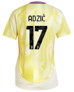 Official JUVENTUS AWAY JERSEY 202425 – WOMEN – 17 – ADZIĆ Collection - Juventus FC Gear