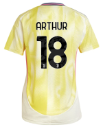 Official JUVENTUS AWAY JERSEY 202425 – WOMEN – 18 – ARTHUR Collection - Juventus FC Gear