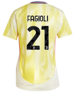Official JUVENTUS AWAY JERSEY 202425 – WOMEN – 21 – FAGIOLI Collection - Juventus FC Gear