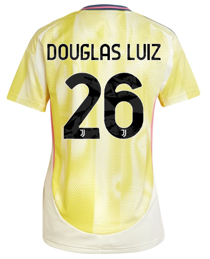 Official JUVENTUS AWAY JERSEY 202425 – WOMEN – 26 – DOUGLAS LUIZ Collection - Juventus FC Gear