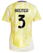 Official JUVENTUS AWAY JERSEY 202425 – WOMEN – 3 – BREMER Collection - Juventus FC Gear