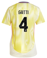Official JUVENTUS AWAY JERSEY 202425 – WOMEN – 4 – GATTI Collection - Juventus FC Gear