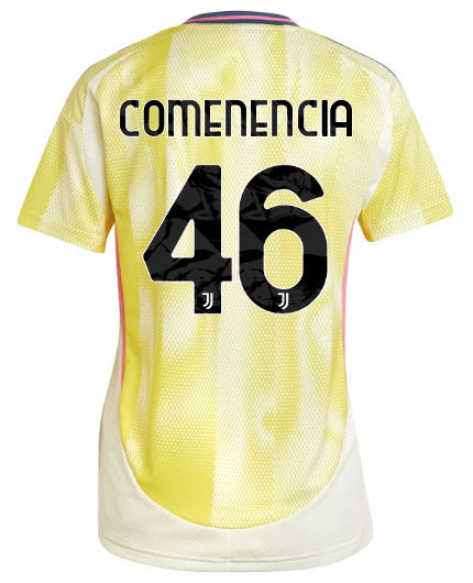 Official JUVENTUS AWAY JERSEY 202425 – WOMEN – 46 – COMENENCIA Collection - Juventus FC Gear