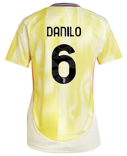 Official JUVENTUS AWAY JERSEY 202425 – WOMEN – 6 – DANILO Collection - Juventus FC Gear