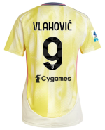 Official JUVENTUS AWAY JERSEY 202425 – WOMEN – 9 – VLAHOVIĆ – Serie A Pack Collection - Juventus FC Gear