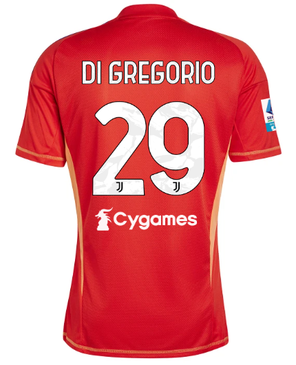Official JUVENTUS GOALKEEPER JERSEY 202425 – 29 – DI GREGORIO – Serie A Pack Collection - Juventus FC Gear