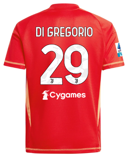 Official JUVENTUS GOALKEEPER JERSEY 202425 – KIDS – 29 – DI GREGORIO – Serie A Pack Collection - Juventus FC Gear