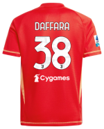 Official JUVENTUS GOALKEEPER JERSEY 202425 – KIDS – 38 – DAFFARA – Serie A Pack Collection - Juventus FC Gear