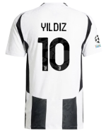 Official JUVENTUS HOME AUTHENTIC JERSEY 202425 – 10 – YILDIZ – Champions League Pack Collection - Juventus FC Gear