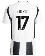 Official JUVENTUS HOME AUTHENTIC JERSEY 202425 – 17 – ADZIĆ Collection - Juventus FC Gear