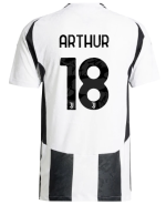 Official JUVENTUS HOME AUTHENTIC JERSEY 202425 – 18 – ARTHUR Collection - Juventus FC Gear