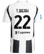 Official JUVENTUS HOME AUTHENTIC JERSEY 202425 – 22 – T.WEAH – Serie A Pack Collection - Juventus FC Gear
