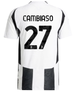 Official JUVENTUS HOME AUTHENTIC JERSEY 202425 – 27 – CAMBIASO Collection - Juventus FC Gear
