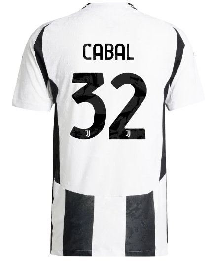 Official JUVENTUS HOME AUTHENTIC JERSEY 202425 – 32 – CABAL Collection - Juventus FC Gear