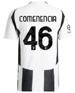 Official JUVENTUS HOME AUTHENTIC JERSEY 202425 – 46 – COMENENCIA – Champions League Pack Collection - Juventus FC Gear