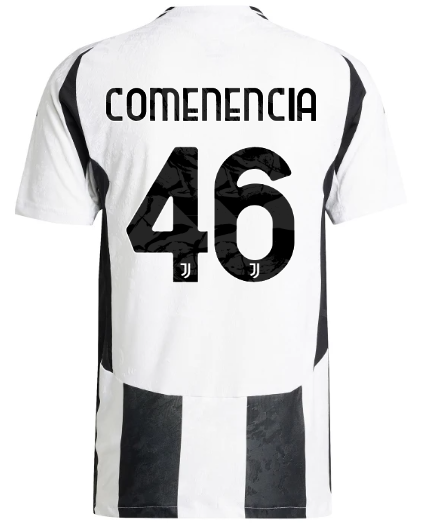 Official JUVENTUS HOME AUTHENTIC JERSEY 202425 – 46 – COMENENCIA Collection - Juventus FC Gear