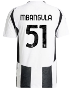 Official JUVENTUS HOME AUTHENTIC JERSEY 202425 – 51 – MBANGULA Collection - Juventus FC Gear