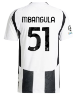 Official JUVENTUS HOME AUTHENTIC JERSEY 202425 – 51 – MBANGULA – Champions League Pack Collection - Juventus FC Gear