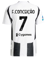 Official JUVENTUS HOME AUTHENTIC JERSEY 202425 – 7 – F.CONCEIÇÃO – Serie A Pack Collection - Juventus FC Gear