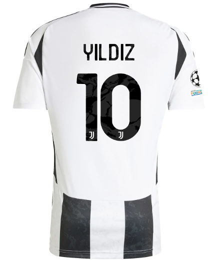 Official JUVENTUS HOME JERSEY 202425 – 10 – Champions League Pack Collection - Juventus FC Gear