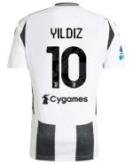 Official JUVENTUS HOME JERSEY 202425 – 10 – YILDIZ – Serie A Pack Collection - Juventus FC Gear