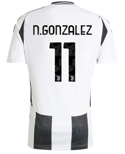 Official JUVENTUS HOME JERSEY 202425 – 11 – N.GONZALEZ Collection - Juventus FC Gear