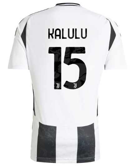 Official JUVENTUS HOME JERSEY 202425 – 15 – KALULU Collection - Juventus FC Gear