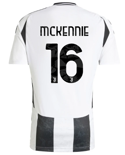 Official JUVENTUS HOME JERSEY 202425 – 16 – MCKENNIE Collection - Juventus FC Gear