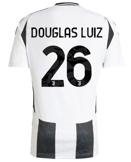 Official JUVENTUS HOME JERSEY 202425 – 26 – DOUGLAS LUIZ Collection - Juventus FC Gear