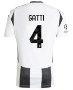 Official JUVENTUS HOME JERSEY 202425 – 4 – GATTI – Champions League Pack Collection - Juventus FC Gear