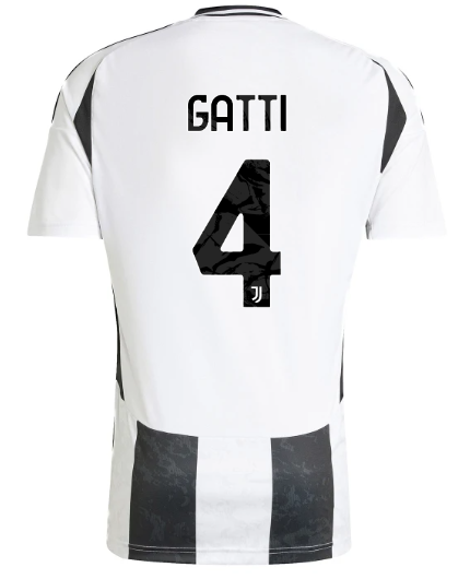 Official JUVENTUS HOME JERSEY 202425 – 4 – GATTI Collection - Juventus FC Gear