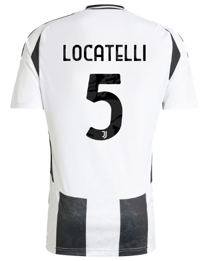 Official JUVENTUS HOME JERSEY 202425 – 5 – LOCATELLI Collection - Juventus FC Gear