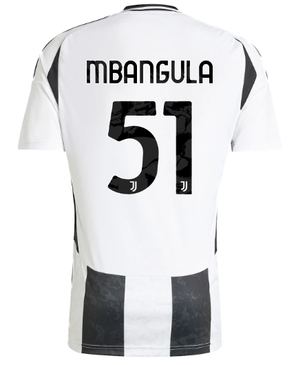 Official JUVENTUS HOME JERSEY 202425 – 51 – MBANGULA Collection - Juventus FC Gear