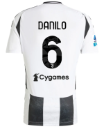 Official JUVENTUS HOME JERSEY 202425 – 6 – DANILO – Serie A Pack Collection - Juventus FC Gear