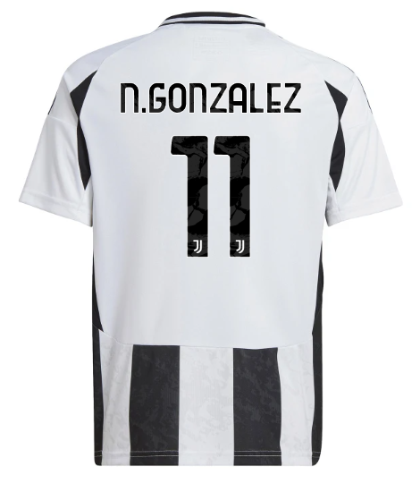 Official JUVENTUS HOME JERSEY 202425 – KIDS – 11 – N.GONZALEZ Collection - Juventus FC Gear