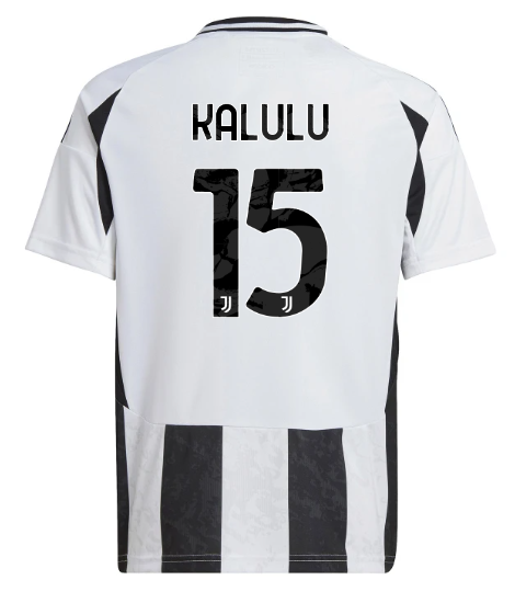 Official JUVENTUS HOME JERSEY 202425 – KIDS – 15 – KALULU Collection - Juventus FC Gear