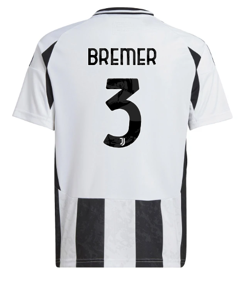 Official JUVENTUS HOME JERSEY 202425 – KIDS – 3 – BREMER Collection - Juventus FC Gear