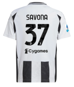 Official JUVENTUS HOME JERSEY 202425 – KIDS – 37 – SAVONA – Serie A Pack Collection - Juventus FC Gear