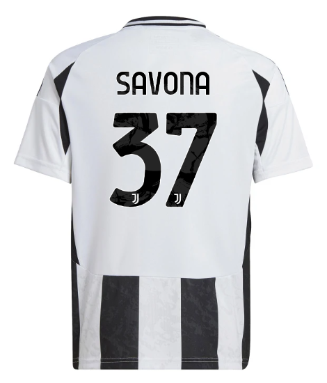 Official JUVENTUS HOME JERSEY 202425 – KIDS – 37 – SAVONA Collection - Juventus FC Gear