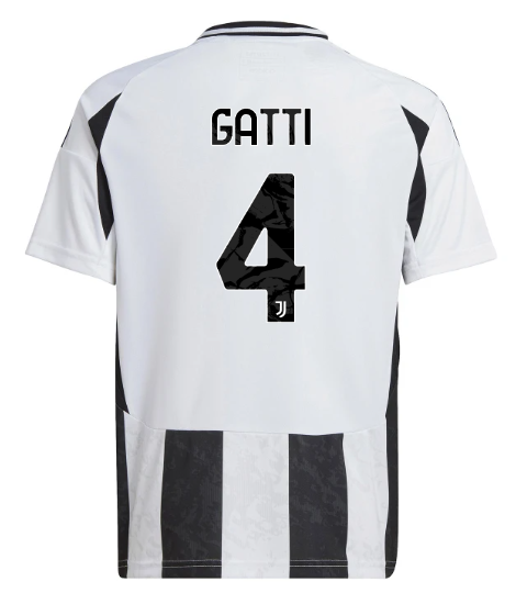 Official JUVENTUS HOME JERSEY 202425 – KIDS – 4 – GATTI Collection - Juventus FC Gear