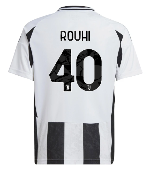 Official JUVENTUS HOME JERSEY 202425 – KIDS – 40 – ROUHI Collection - Juventus FC Gear