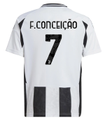 Official JUVENTUS HOME JERSEY 202425 – KIDS – 7 – F.CONCEIÇÃO Collection - Juventus FC Gear