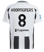 Official JUVENTUS HOME JERSEY 202425 – KIDS – 8 – KOOPMEINERS – Serie A Pack Collection - Juventus FC Gear